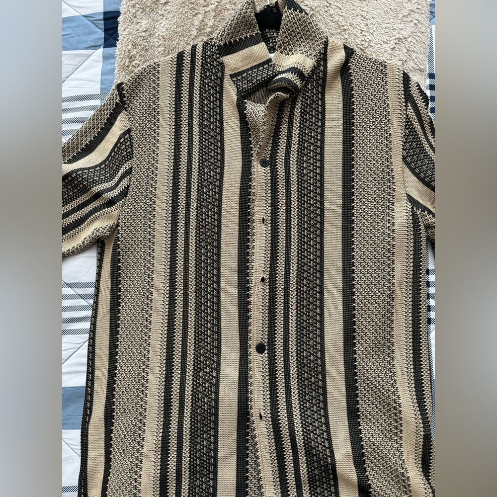 Zara Button Down Polo Shirt